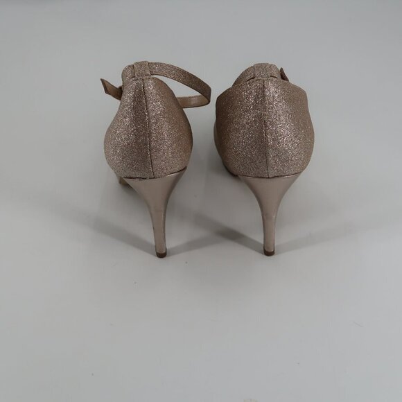Unisa Women's Light Pink Texture Glitter Heels Size 10 in Box - Picture 9 of 12